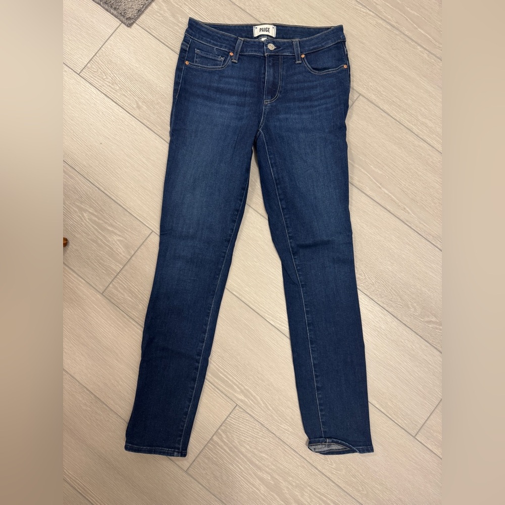 PAIGE Skyline Peg Women's Dark Blue Skinny Jeans Size 27